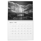 IJsland B&W Kalender (Feb 2026)