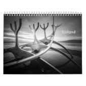 IJsland B&W Kalender (Hoes)