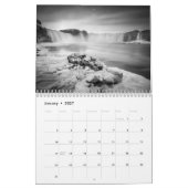 IJsland B&W Kalender (Jan 2027)