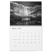 IJsland B&W Kalender (Feb 2027)