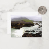 IJsland belt met Notecards Notitiekaartje (Voorkant / Achterkant in situ)