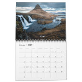 IJsland bezoeken reisavontuur Kalender (Jan 2027)