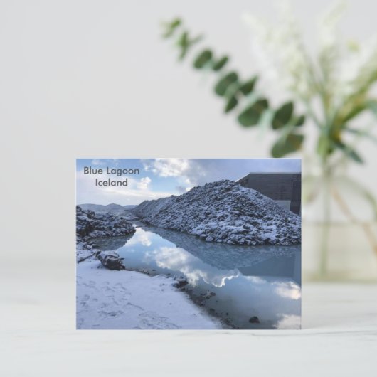 IJsland - Blauwe lagune, IJsland (A) Briefkaart (Staand voorkant)