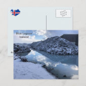 IJsland - Blauwe lagune, IJsland (A) Briefkaart (Voorkant / Achterkant)