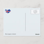 IJsland - Blauwe lagune, IJsland (A) Briefkaart (Achterkant)