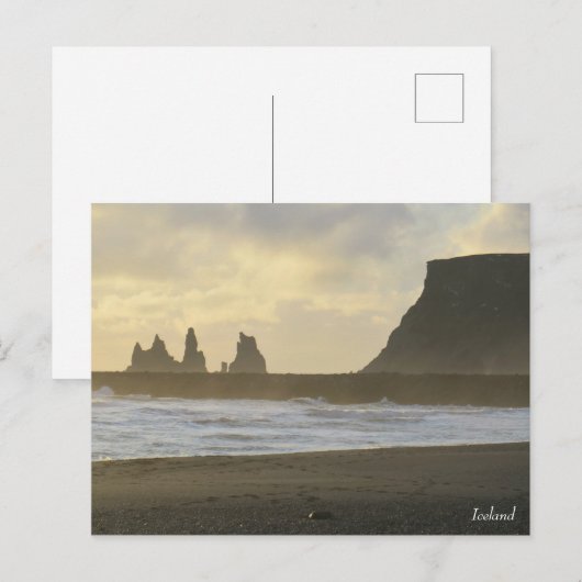 IJsland Briefkaart (Voorkant / Achterkant)