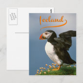 IJsland Briefkaart (Voorkant / Achterkant)
