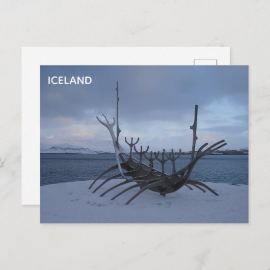 IJsland briefkaart (Voorkant / Achterkant)