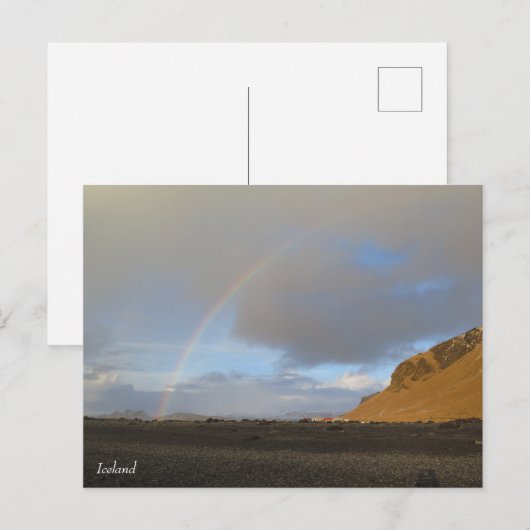 IJsland Briefkaart (Voorkant / Achterkant)