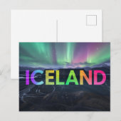 IJsland Briefkaart (Voorkant / Achterkant)