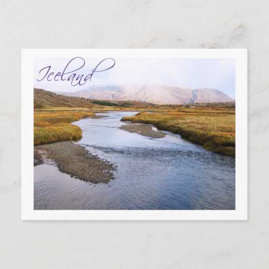 IJsland Briefkaart (Voorkant)