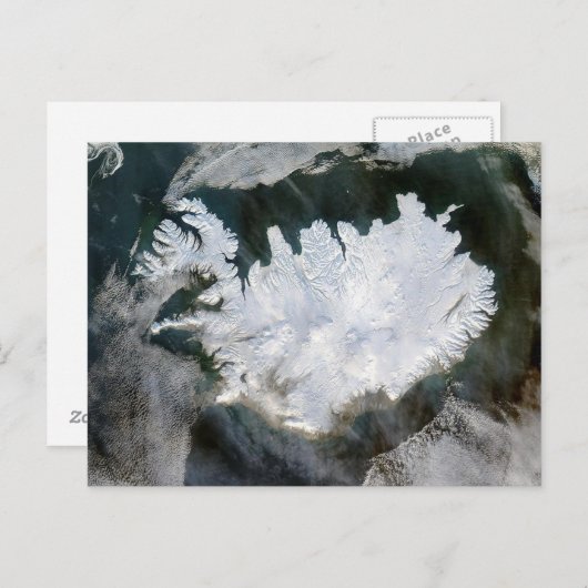 IJsland Briefkaart (Voorkant / Achterkant)