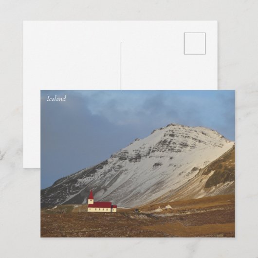 IJsland Briefkaart (Voorkant / Achterkant)