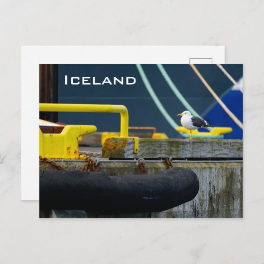 IJsland briefkaart (Voorkant / Achterkant)