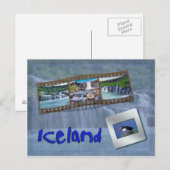 IJsland Briefkaart (Voorkant / Achterkant)