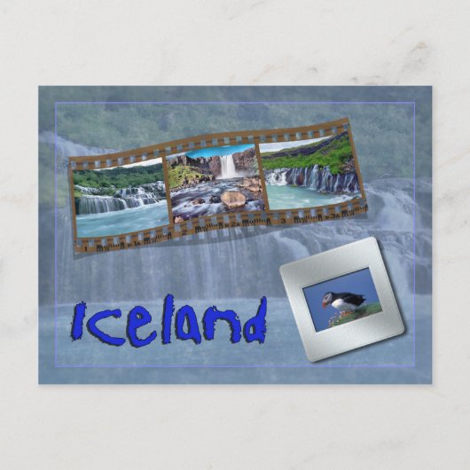 IJsland Briefkaart (Voorkant)