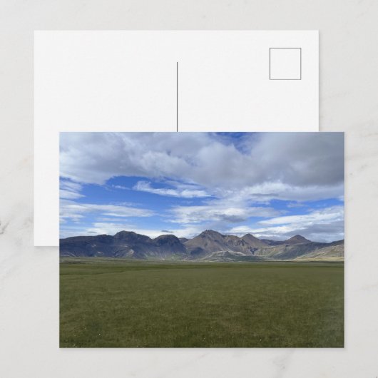 IJsland Briefkaart (Voorkant / Achterkant)