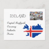 IJsland Briefkaart (Voorkant)