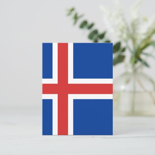 ijsland briefkaart (Staand voorkant)