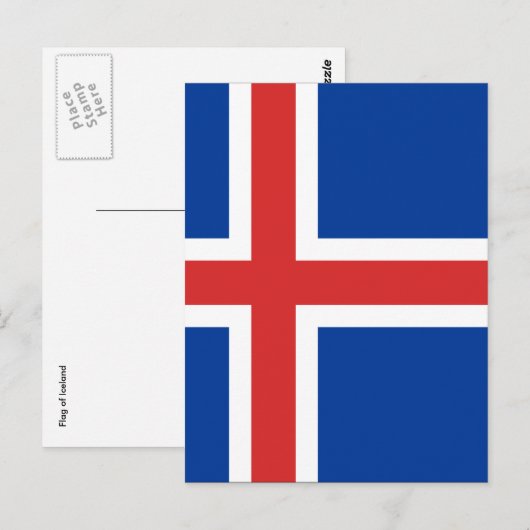ijsland briefkaart (Voorkant / Achterkant)