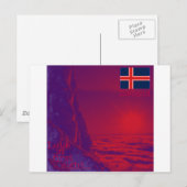 IJsland Briefkaart (Voorkant / Achterkant)