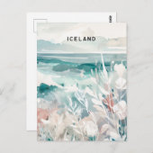 ijsland briefkaart (Voorkant / Achterkant)