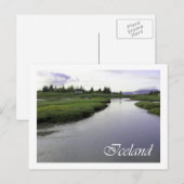 IJsland Briefkaart (Voorkant / Achterkant)