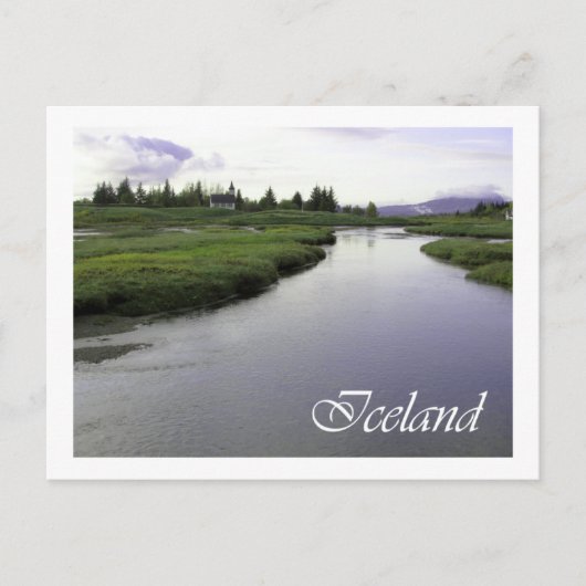 IJsland Briefkaart (Voorkant)