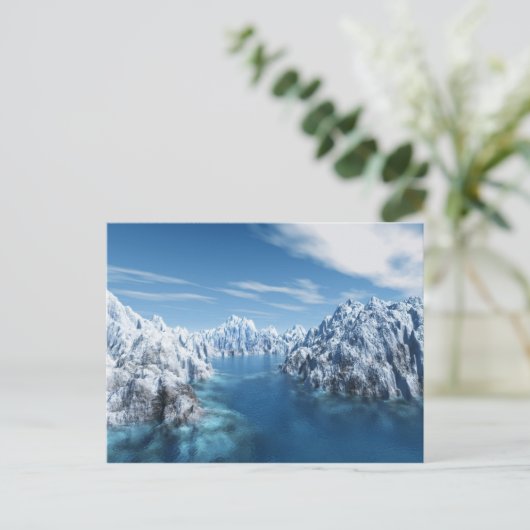 ijsland briefkaart (Staand voorkant)