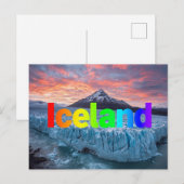 IJsland Briefkaart (Voorkant / Achterkant)