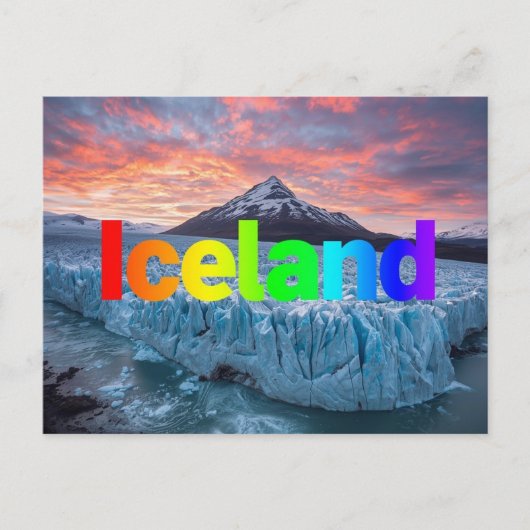 IJsland Briefkaart (Voorkant)