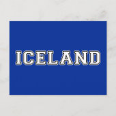 IJsland Briefkaart (Voorkant)