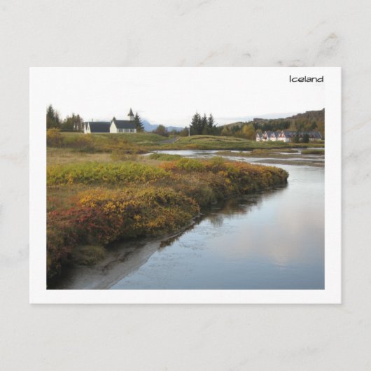 IJsland Briefkaart (Voorkant)