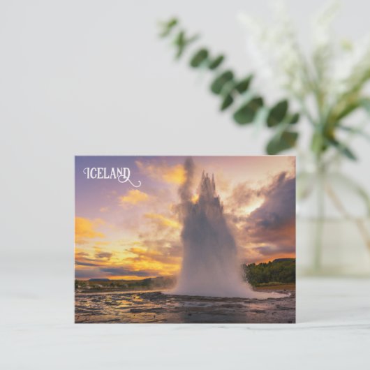 IJsland Briefkaart (Staand voorkant)