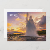 IJsland Briefkaart (Voorkant / Achterkant)