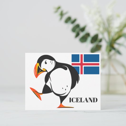 IJsland Briefkaart (Staand voorkant)