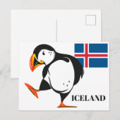 IJsland Briefkaart (Voorkant / Achterkant)