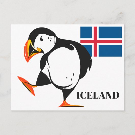 IJsland Briefkaart (Voorkant)