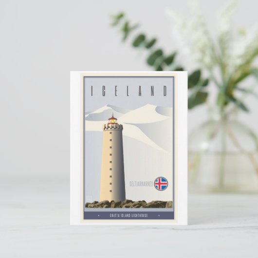 ijsland briefkaart (Staand voorkant)