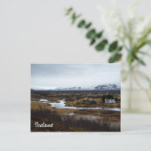 IJsland Briefkaart - Nationaal Park Thingvellir (Staand voorkant)