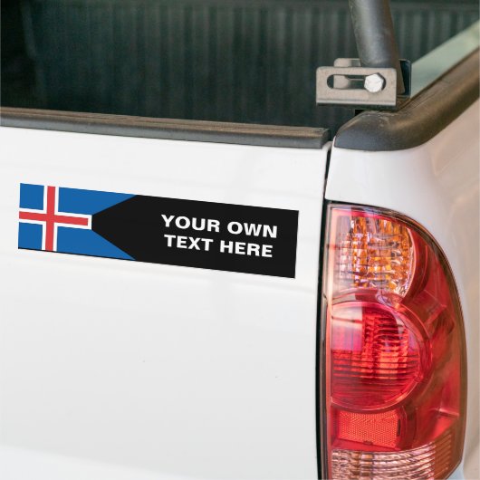IJsland Bumpersticker (Op Truck)