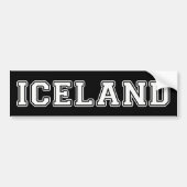 IJsland Bumpersticker (Voorkant)