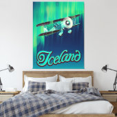 IJsland Canvas Afdruk (Insitu (Slaapkamer))