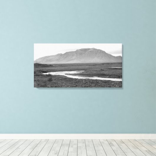 IJsland Canvas Afdruk (Insitu (Houten vloer))