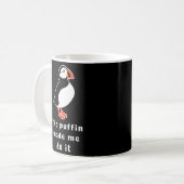 IJsland De Puffin heeft mij ertoe gebracht het te  Koffiemok (Voorkant links)