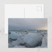 IJsland Diamond Beach Briefkaart (Voorkant / Achterkant)