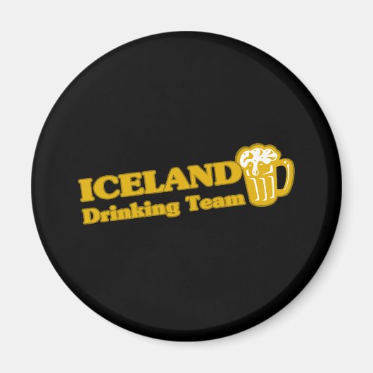 IJsland Drink Team Magneet (Voorkant)