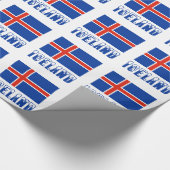 IJsland en IJsland Cadeaupapier (Hoek)