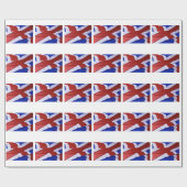 IJSLAND FLAG CADEAUPAPIER (Vlak)
