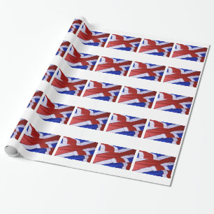 IJSLAND FLAG CADEAUPAPIER